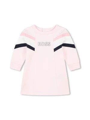 Sukienka z dżerseju BOSS Kidswear