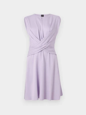 Sukienka z dżerseju Boss mauve