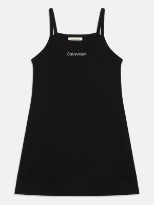 Sukienka z dżerseju Calvin Klein Jeans czarny