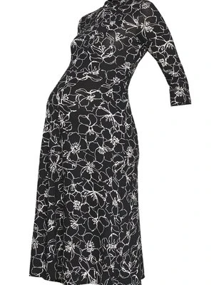 Sukienka z dżerseju Dorothy Perkins czarny