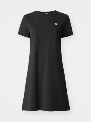 Sukienka z dżerseju EA7 Emporio Armani czarny
