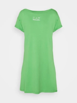Sukienka z dżerseju EA7 Emporio Armani zielony