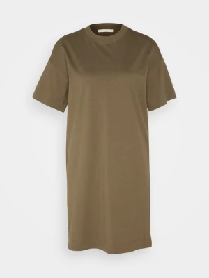 Sukienka z dżerseju Esprit khaki