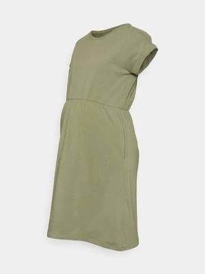 Sukienka z dżerseju Esprit khaki