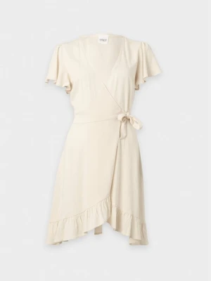 Sukienka z dżerseju Even&Odd By Zalando jasnożółty