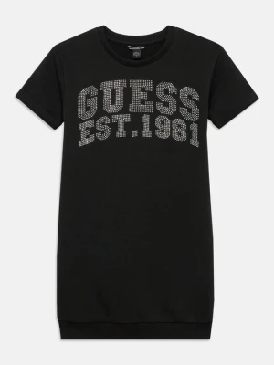 Sukienka z dżerseju Guess czarny