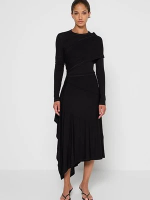 Sukienka z dżerseju Helmut Lang