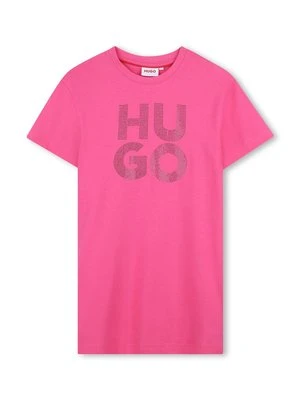 Sukienka z dżerseju HUGO Kids