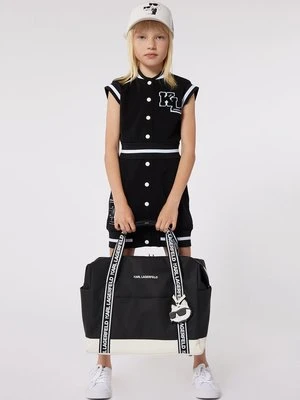 Sukienka z dżerseju KARL LAGERFELD KIDS