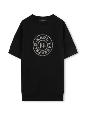 Sukienka z dżerseju KARL LAGERFELD KIDS