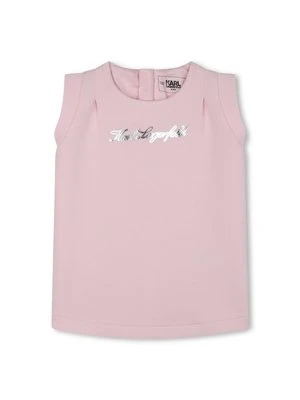 Sukienka z dżerseju KARL LAGERFELD KIDS