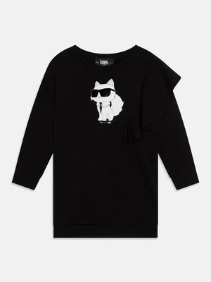 Sukienka z dżerseju KARL LAGERFELD KIDS