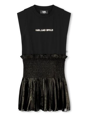 Sukienka z dżerseju KARL LAGERFELD KIDS