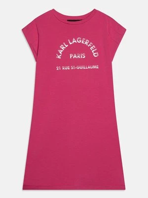 Sukienka z dżerseju KARL LAGERFELD KIDS