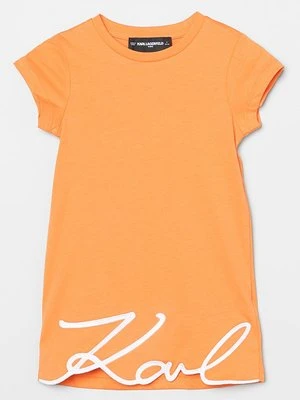 Sukienka z dżerseju KARL LAGERFELD KIDS