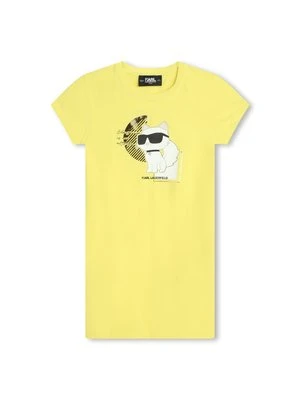 Sukienka z dżerseju KARL LAGERFELD KIDS