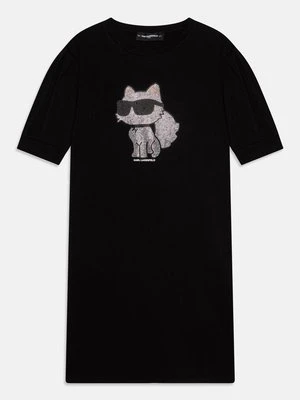 Sukienka z dżerseju KARL LAGERFELD KIDS