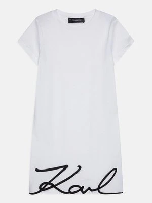 Sukienka z dżerseju KARL LAGERFELD KIDS