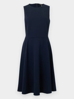 Sukienka z dżerseju Lauren Ralph Lauren granatowy