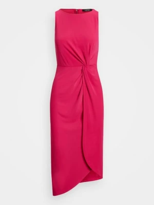 Sukienka z dżerseju Lauren Ralph Lauren różowy
