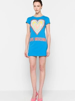 Sukienka z dżerseju Love Moschino