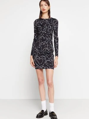 Sukienka z dżerseju LOVE MOSCHINO czarny