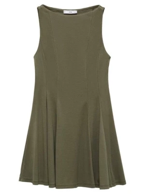 Sukienka z dżerseju Mango khaki