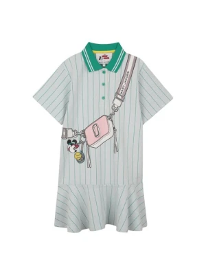 Sukienka z dżerseju MARC JACOBS KIDS biały