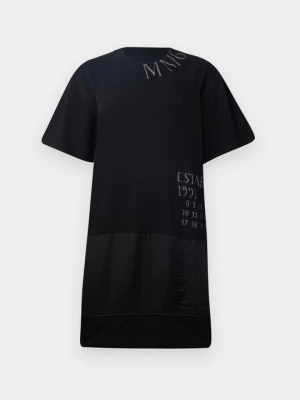 Sukienka z dżerseju MM6 Maison Margiela czarny