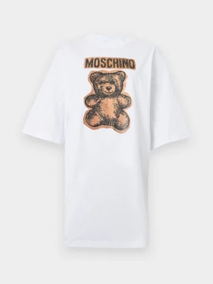 Sukienka z dżerseju MOSCHINO biały