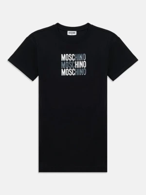 Sukienka z dżerseju MOSCHINO czarny