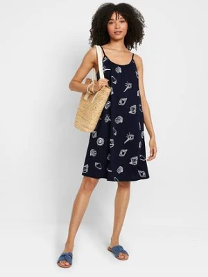 Sukienka z dżerseju na ramiączkach bonprix