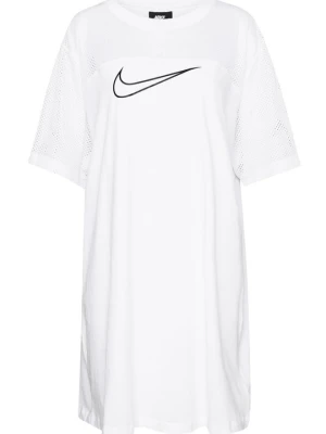 Sukienka z dżerseju Nike biały