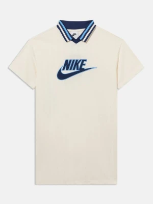Sukienka z dżerseju Nike mleczny