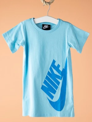 Sukienka z dżerseju Nike niebieski