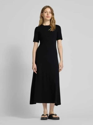 Sukienka z dżerseju o kroju slim fit z okrągłym dekoltem Marc O'Polo
