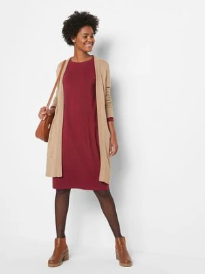 Sukienka bombka z dżerseju bonprix