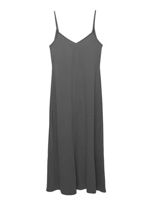 Sukienka z dżerseju PULL&BEAR ciemnoszary