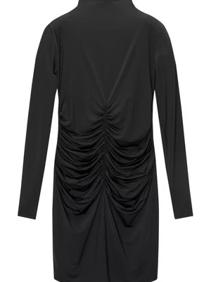 Sukienka z dżerseju PULL&BEAR czarny