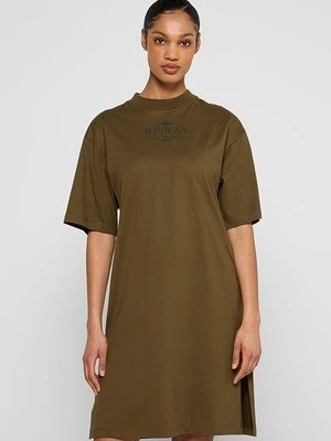 Sukienka z dżerseju Replay