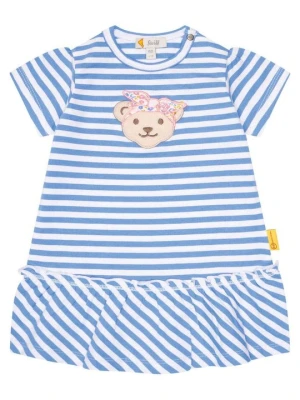 Sukienka z dżerseju Steiff niebieski