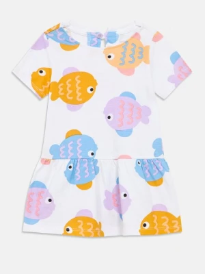 Sukienka z dżerseju Stella McCartney biały