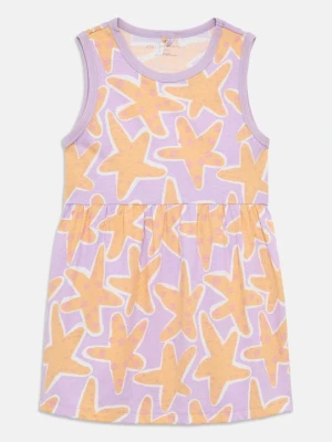 Sukienka z dżerseju Stella McCartney liliowy
