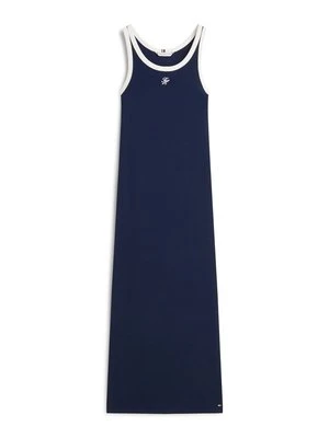 Sukienka z dżerseju Tommy Hilfiger granatowy