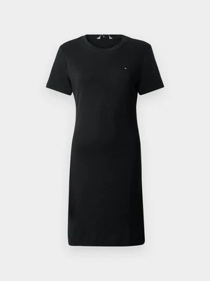 Sukienka z dżerseju Tommy Hilfiger czarny