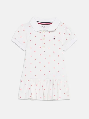 Sukienka z dżerseju Tommy Hilfiger biały