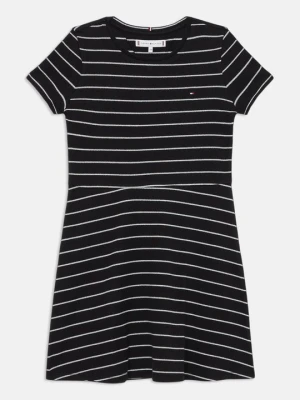 Sukienka z dżerseju Tommy Hilfiger czarny