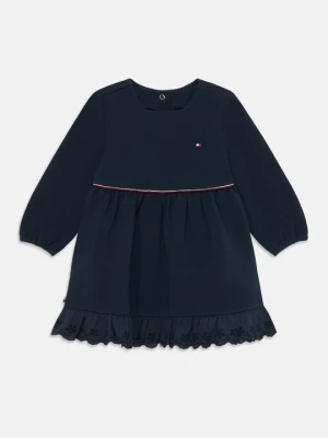 Sukienka z dżerseju Tommy Hilfiger granatowy