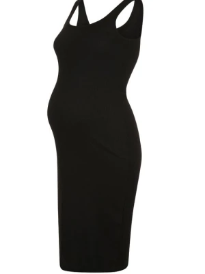 Sukienka z dżerseju Topshop czarny