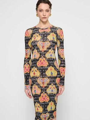 Sukienka z dżerseju Versace Jeans Couture